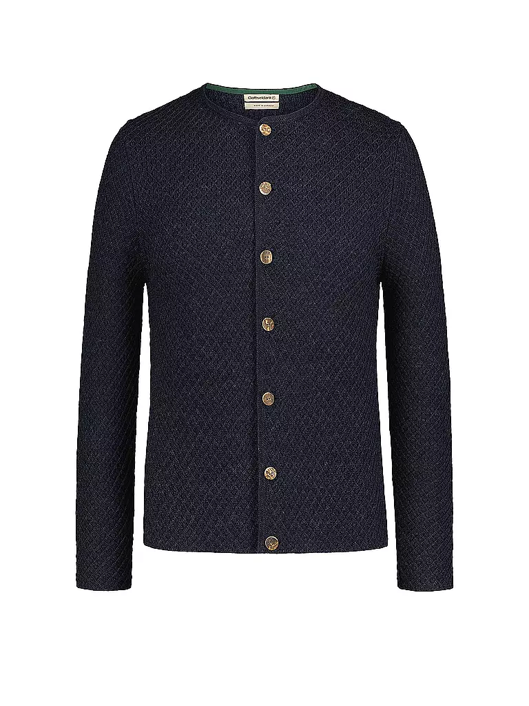 GOTTSEIDANK | Gilet traditionnel en tricot XAVER | blau