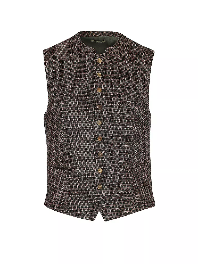 GOTTSEIDANK | Gilet traditionnel KONSTANTIN | Rouge foncé