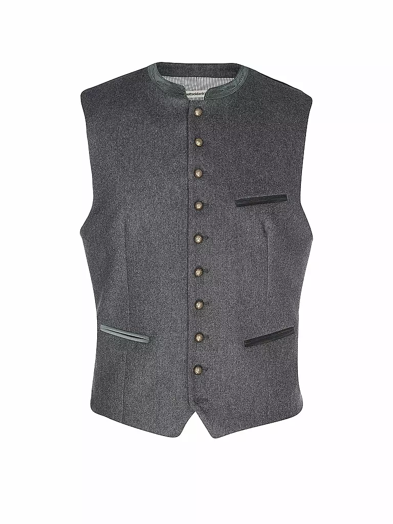 GOTTSEIDANK | Gilet traditionnel KONSTANTIN | Gris