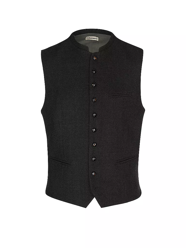 GOTTSEIDANK | Gilet traditionnel KONSTANTIN | Vert foncé