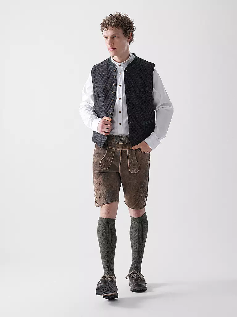 GOTTSEIDANK | Gilet traditionnel KONSTANTIN | Gris