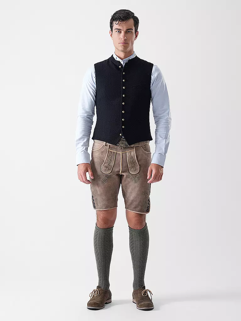 GOTTSEIDANK | Gilet traditionnel KONSTANTIN | Bleu