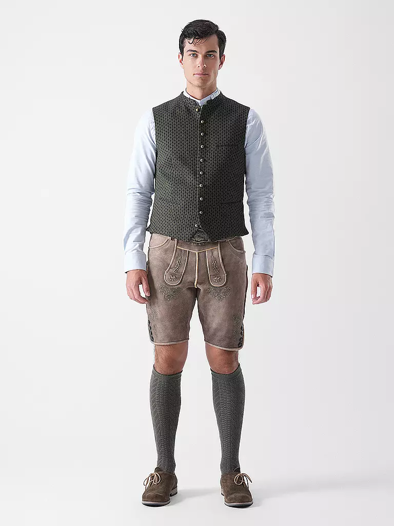 GOTTSEIDANK | Gilet traditionnel KONSTANTIN | Olive