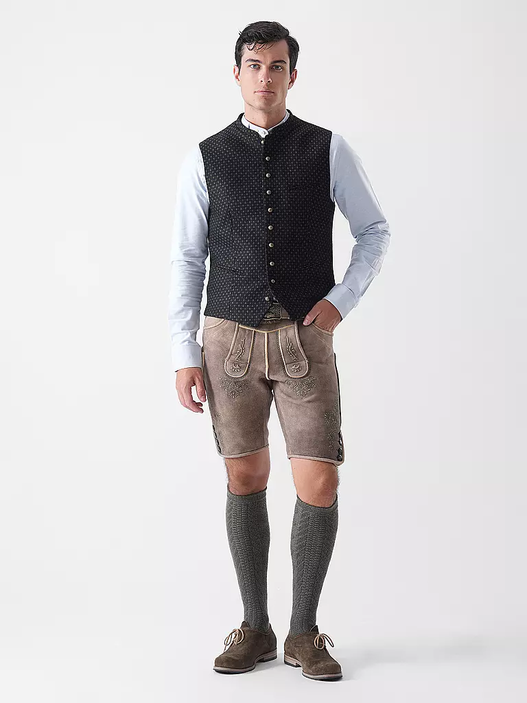GOTTSEIDANK | Gilet traditionnel KONSTANTIN | Gris