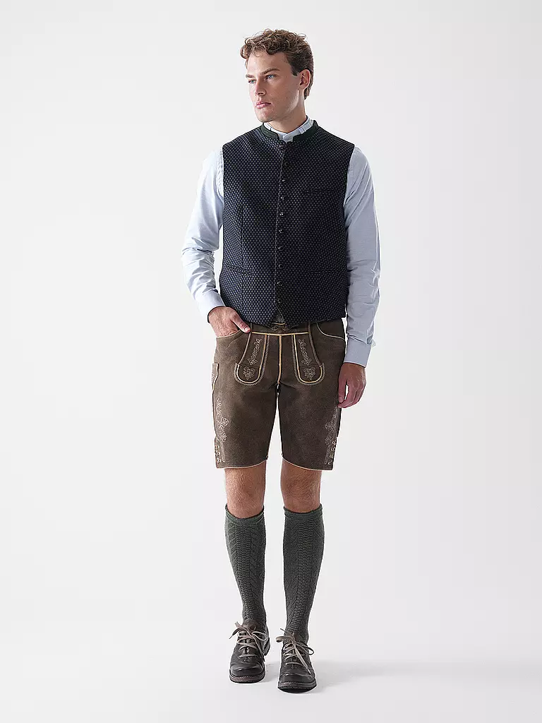 GOTTSEIDANK | Gilet traditionnel KONSTANTIN | Bleu