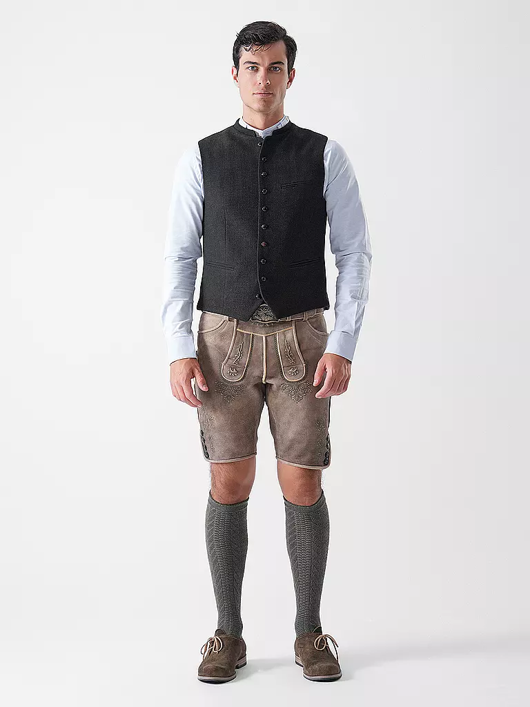 GOTTSEIDANK | Gilet traditionnel KONSTANTIN | Vert foncé