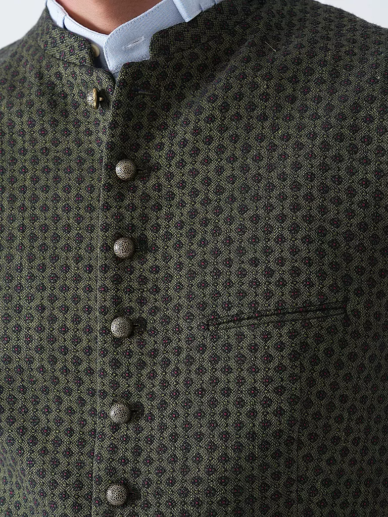 GOTTSEIDANK | Gilet traditionnel KONSTANTIN | Olive