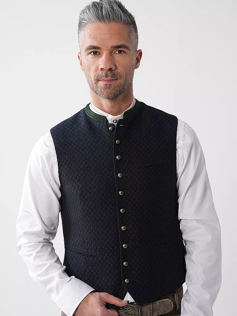 GOTTSEIDANK | Gilet traditionnel | Bleu foncé