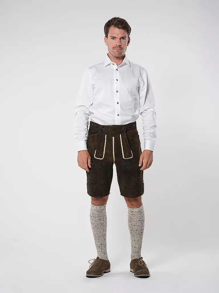GOTTSEIDANK | Lederhose | Marron