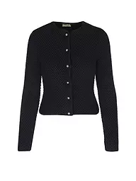 GOTTSEIDANK | Trachten Strickjacke AGNES | Bleu foncé