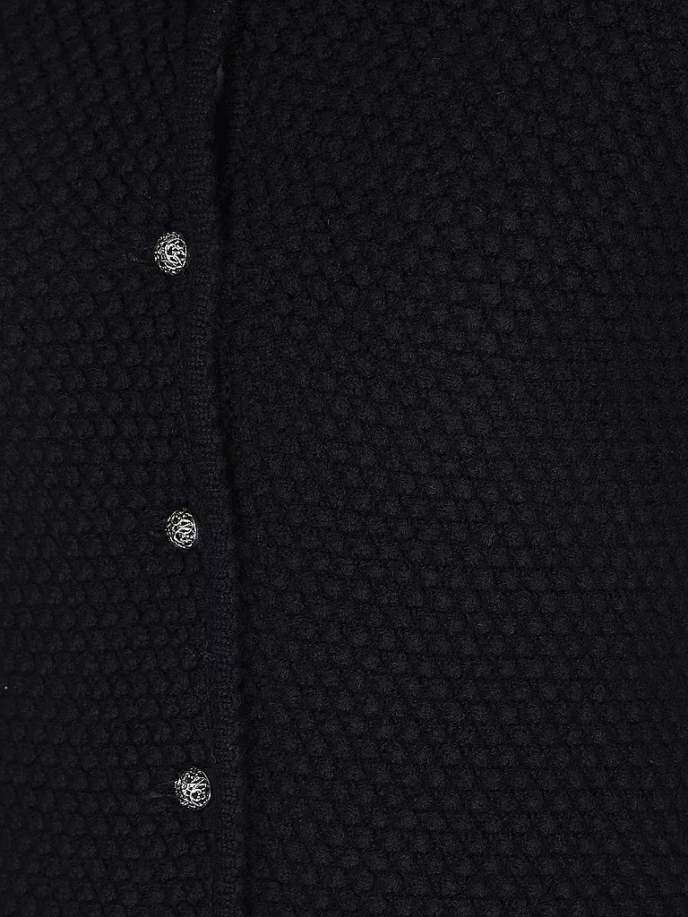GOTTSEIDANK | Trachten Strickjacke AGNES | Bleu foncé