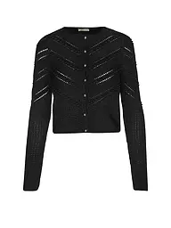 GOTTSEIDANK | Trachten Strickjacke OPHELIA | Noir