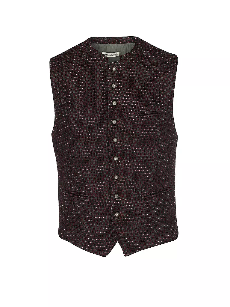 GOTTSEIDANK | Trachtengilet KONSTANTIN | Rouge foncé