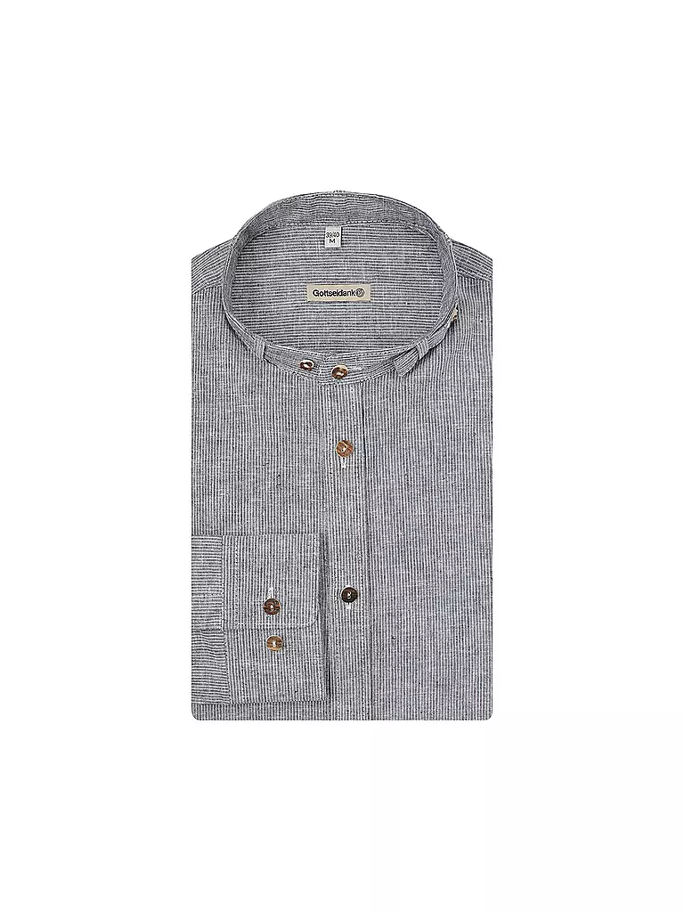 GOTTSEIDANK | Trachtenhemd LENZ | Gris clair
