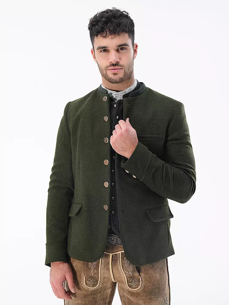 GOTTSEIDANK | Veste de costume traditionnelle HELMUT | dunkelgrün