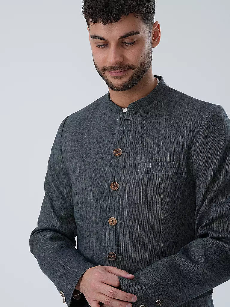 GOTTSEIDANK | Veste de costume traditionnelle HELMUT | Gris