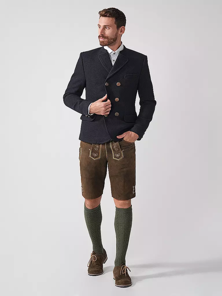GOTTSEIDANK | Veste de costume traditionnelle KORBE | Bleu