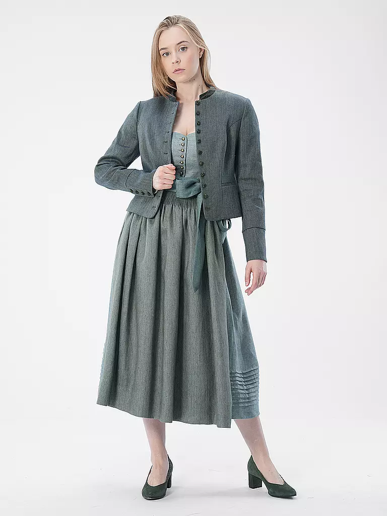 GOTTSEIDANK | Veste traditionnelle BARBARA | Gris