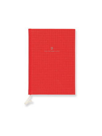 GRAF VON FABER-CASTELL | Livre avec couverture en lin A5 Rouge Inde