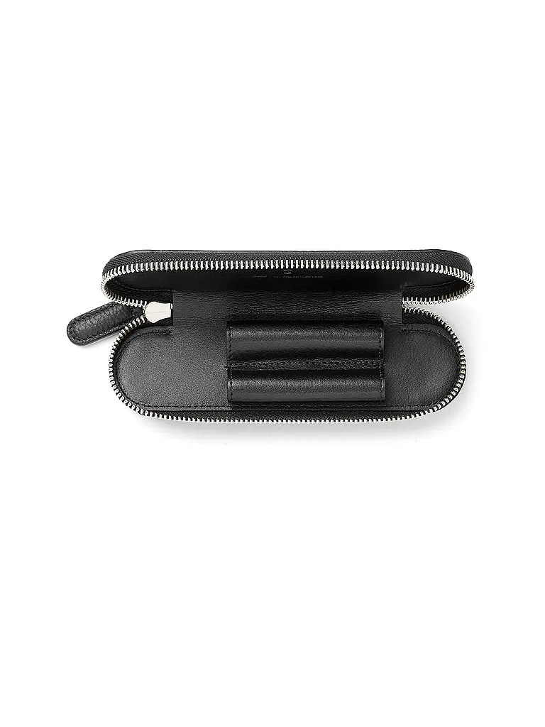 GRAF VON FABER-CASTELL | Étui pour 2 instruments d'écriture, Cachemire, Fermeture éclair, Noir | 