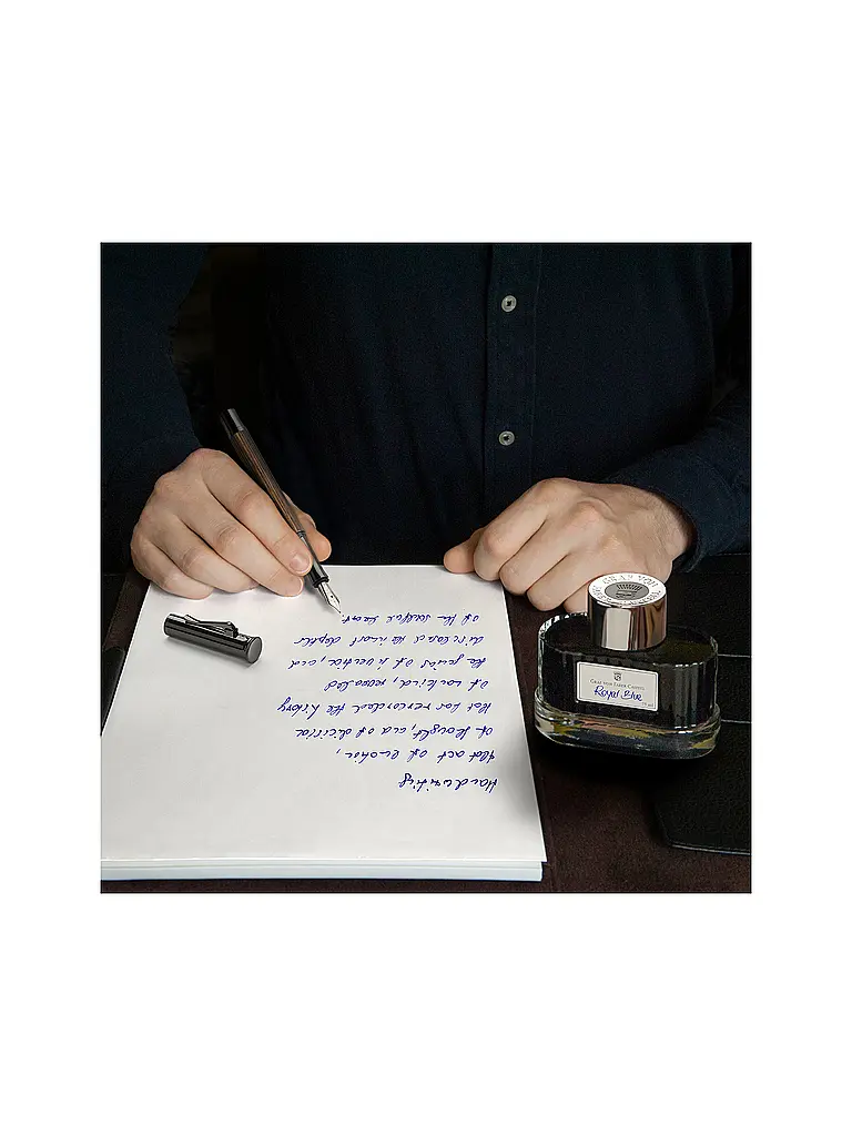 GRAF VON FABER-CASTELL | Encrier Royal Blue 75ml | Aucune couleur