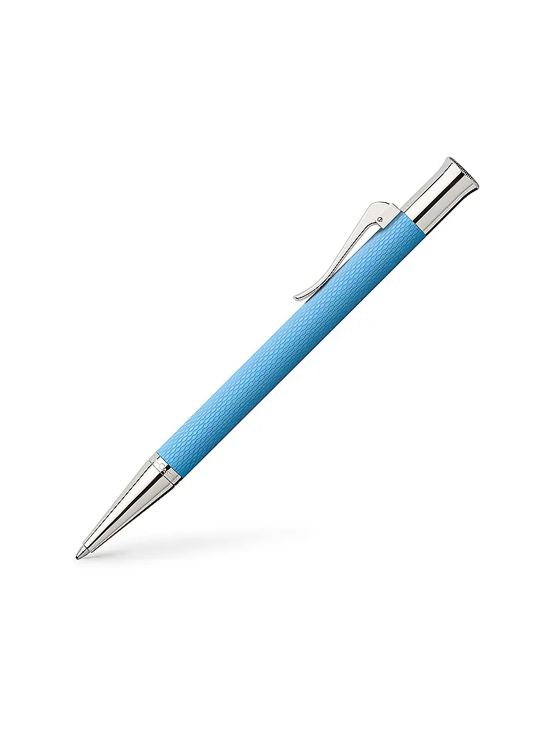 GRAF VON FABER-CASTELL | Stylo bille rotatif Guilloche Gulf Blue | Bleu