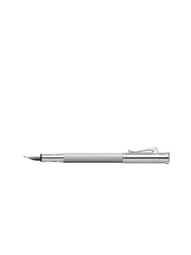 GRAF VON FABER-CASTELL | Stylo plume Guilloche (rhodium) | Aucune couleur