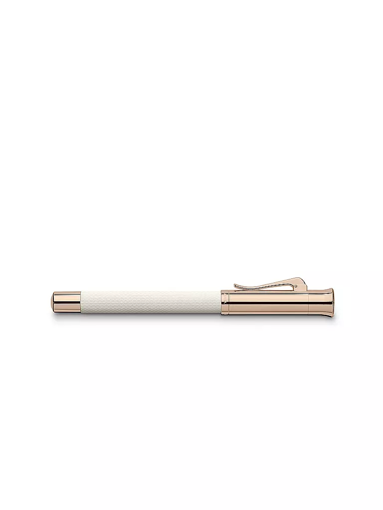 GRAF VON FABER-CASTELL | Stylo plume Guilloche Champagne Blush M | Blanc