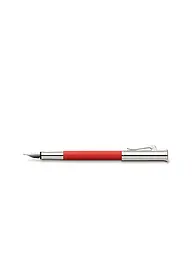 GRAF VON FABER-CASTELL | Stylo plume Guilloche India Red F | Rouge