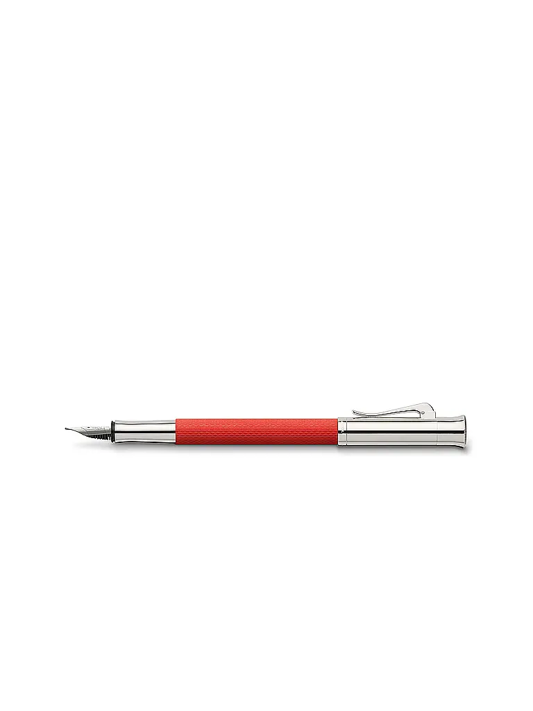 GRAF VON FABER-CASTELL | Stylo plume Guilloche India Red F | Rouge