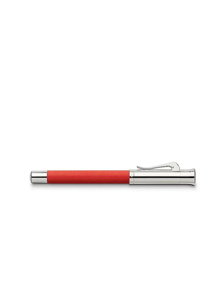 GRAF VON FABER-CASTELL | Stylo plume Guilloche India Red F | Rouge