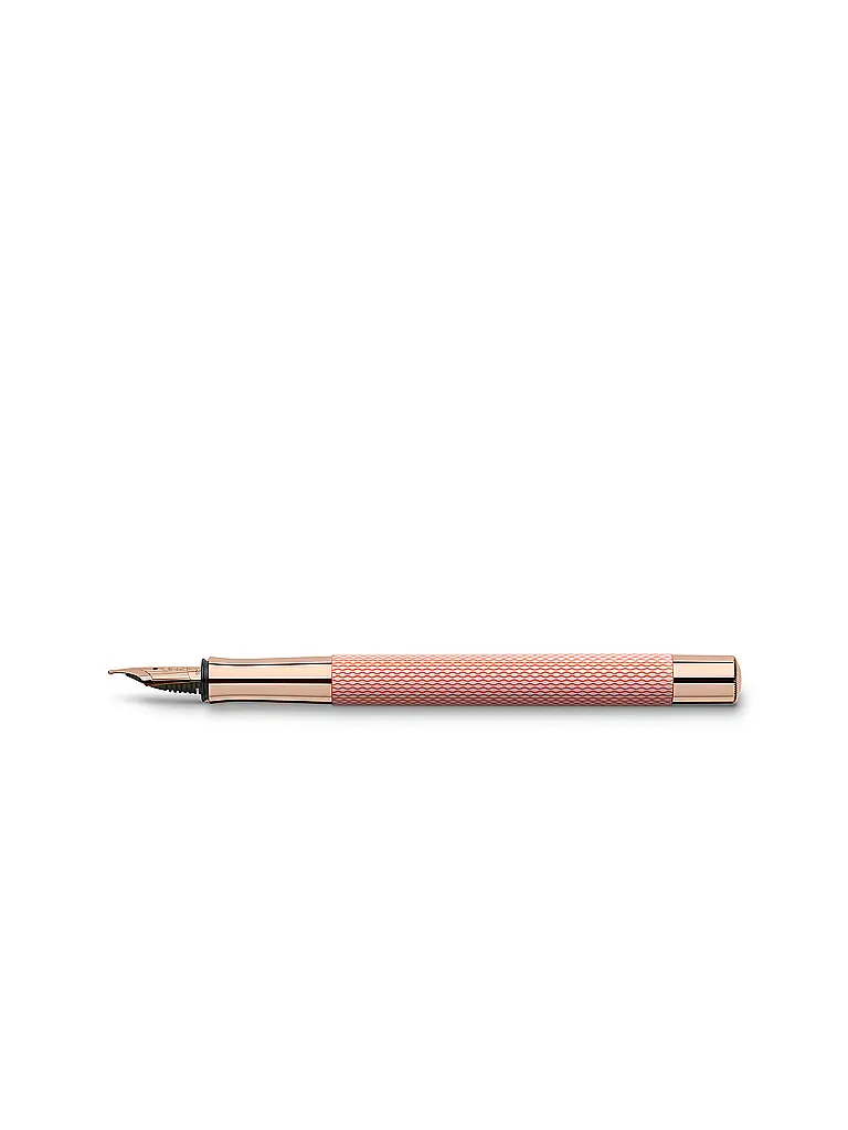 GRAF VON FABER-CASTELL | Stylo plume Guilloche Rose Blush M | Rose