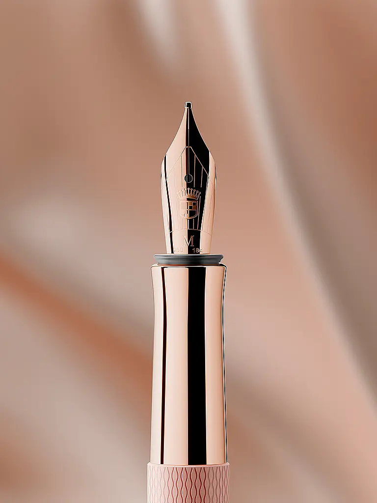 GRAF VON FABER-CASTELL | Stylo plume Guilloche Rose Blush M | Rose