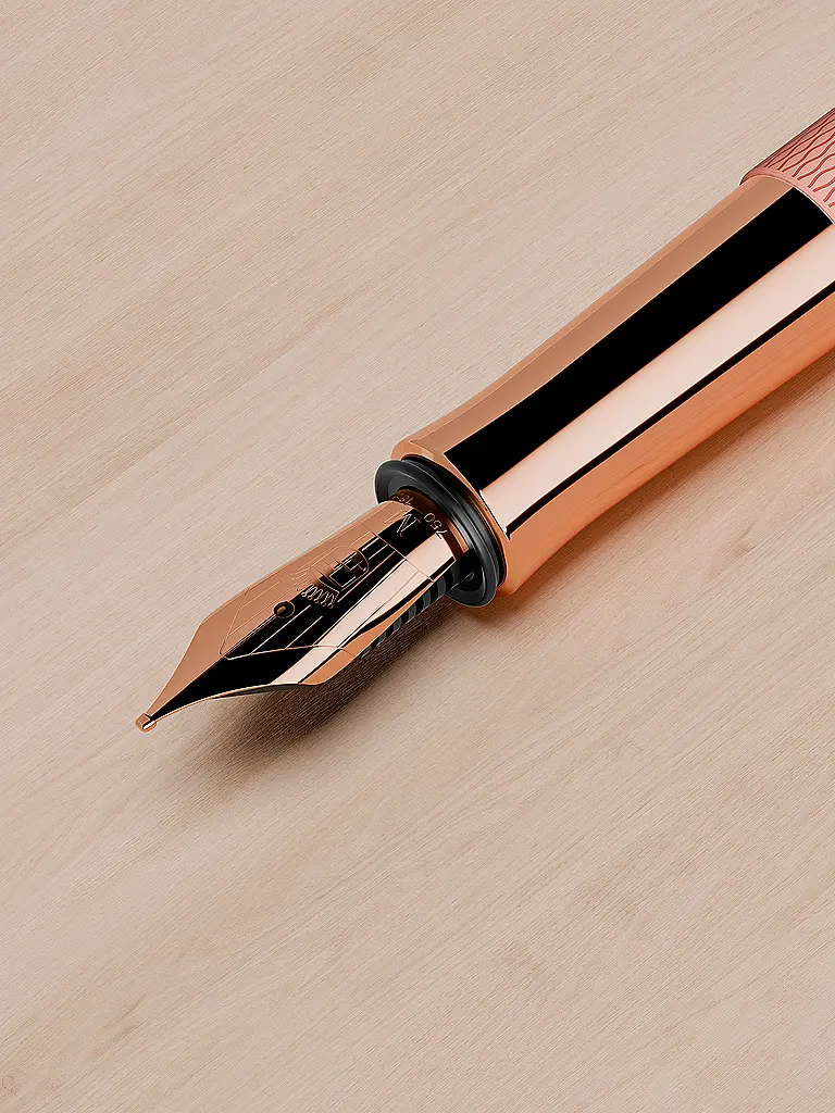 GRAF VON FABER-CASTELL | Stylo plume Guilloche Rose Blush M | Rose