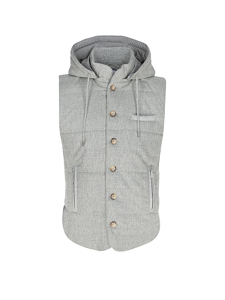 Gran Sasso Gilet gris clair 52