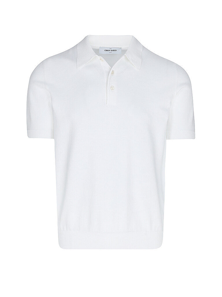 GRAN SASSO Poloshirt blanc | 52