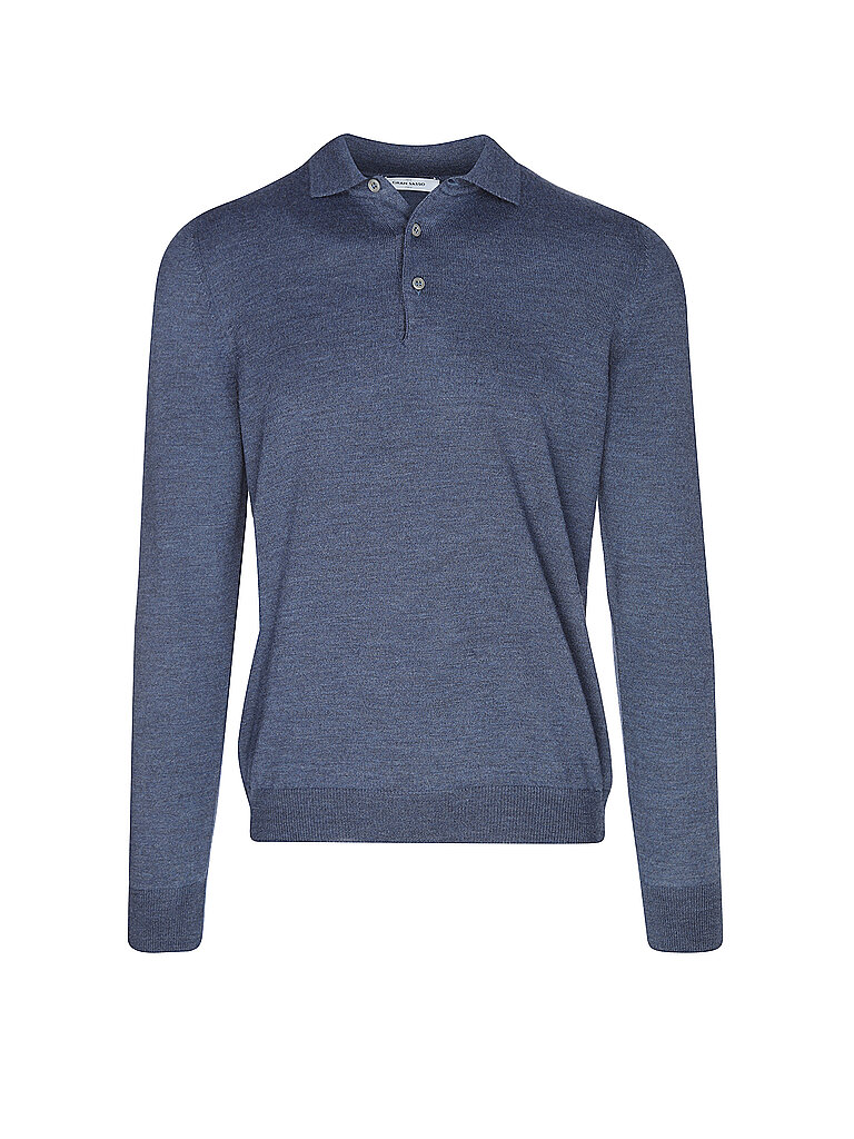 Gran Sasso Poloshirt bleu 46