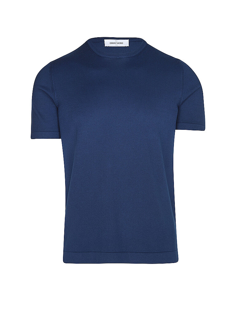 Gran Sasso T-shirt bleu marine 48