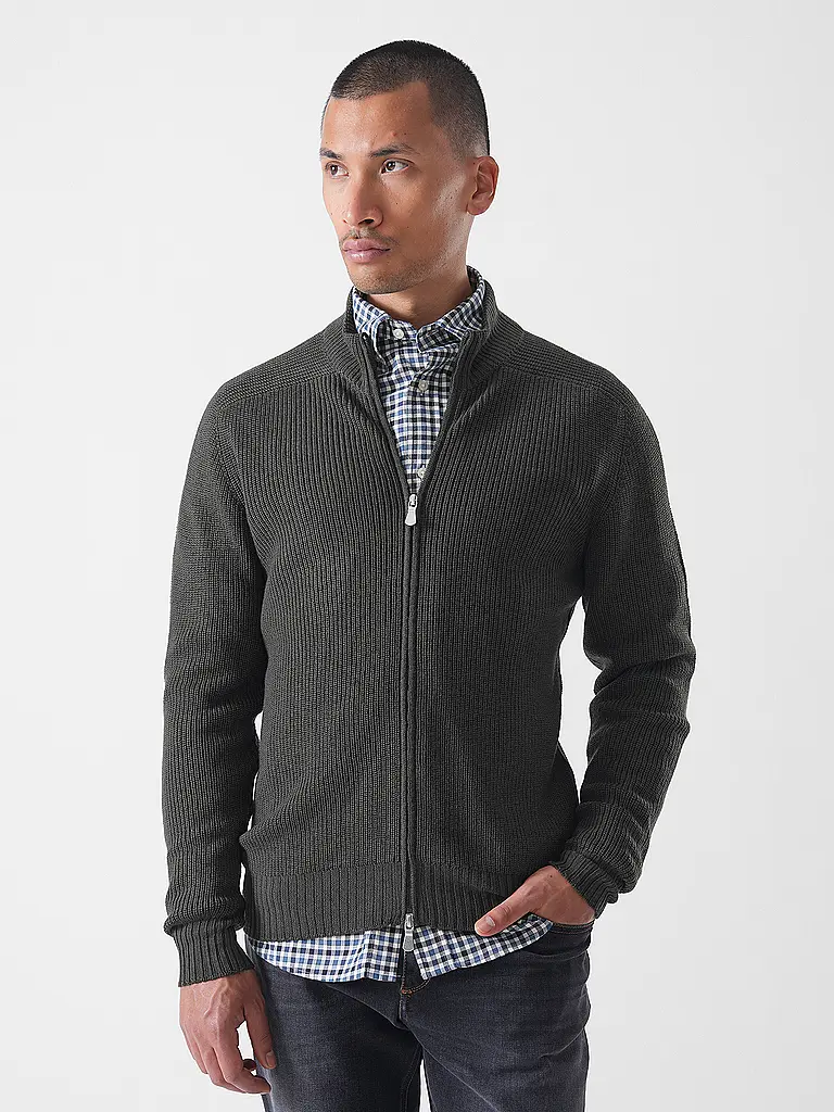 GRAN SASSO | Cardigan | olive