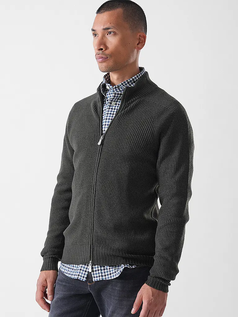 GRAN SASSO | Cardigan | olive