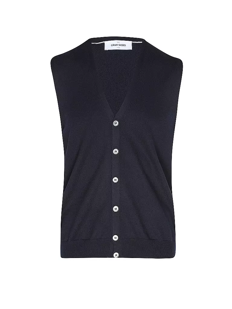 GRAN SASSO | Gilet en tricot | dunkelblau