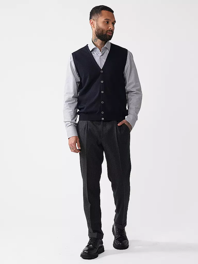 GRAN SASSO | Gilet en tricot | dunkelblau