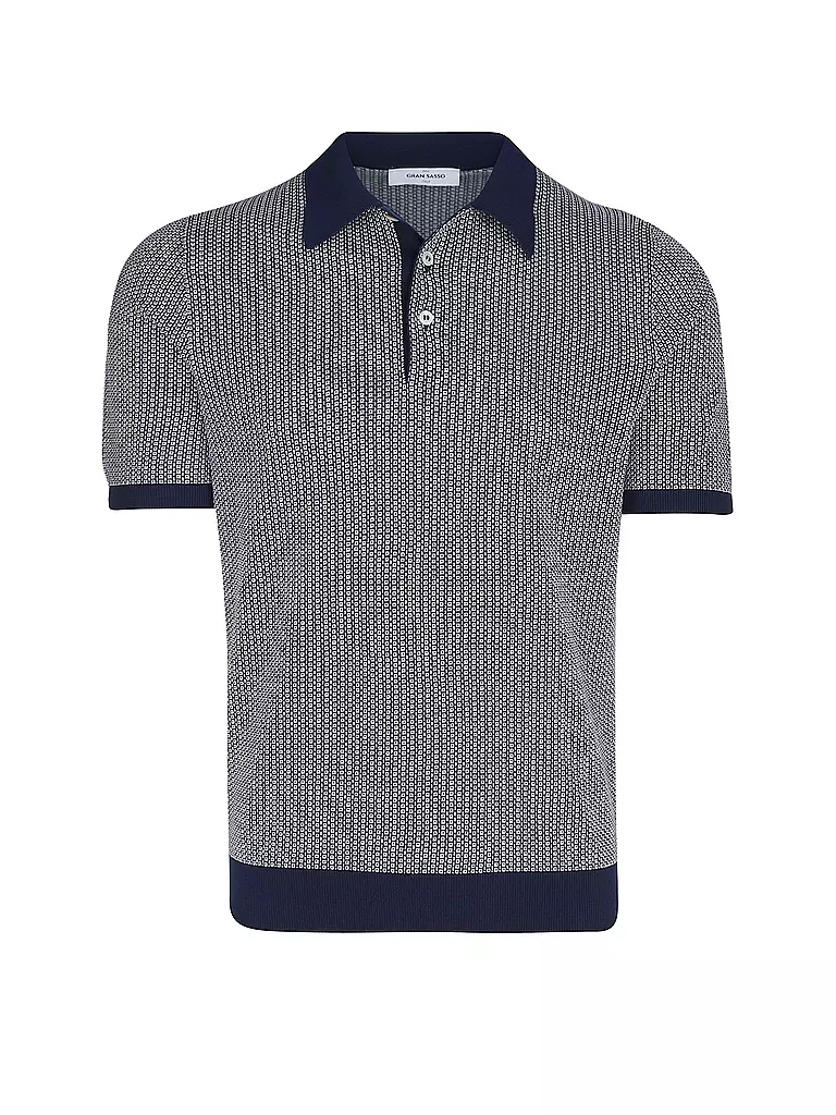 GRAN SASSO | Polo | Bleu foncé