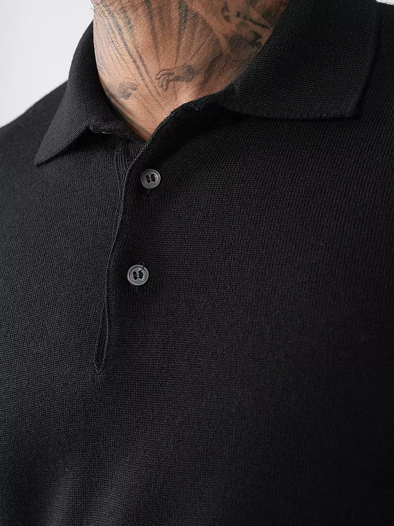 GRAN SASSO | Polo | schwarz