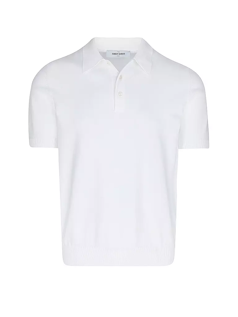 GRAN SASSO | Poloshirt | weiss