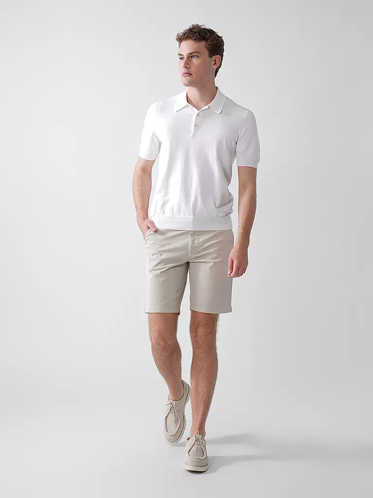 GRAN SASSO | Poloshirt | weiss
