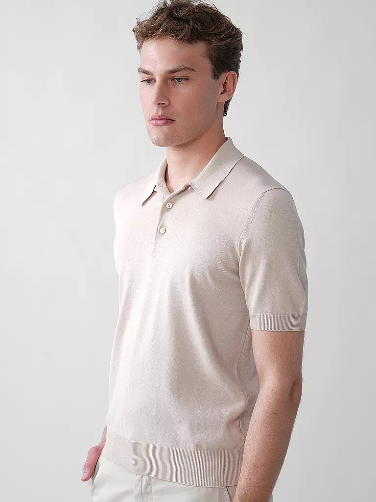 GRAN SASSO | Poloshirt | beige