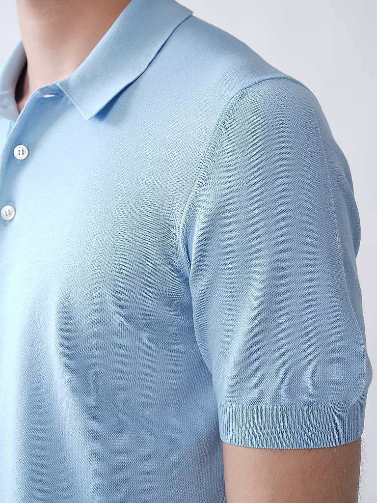 GRAN SASSO | Poloshirt | hellblau