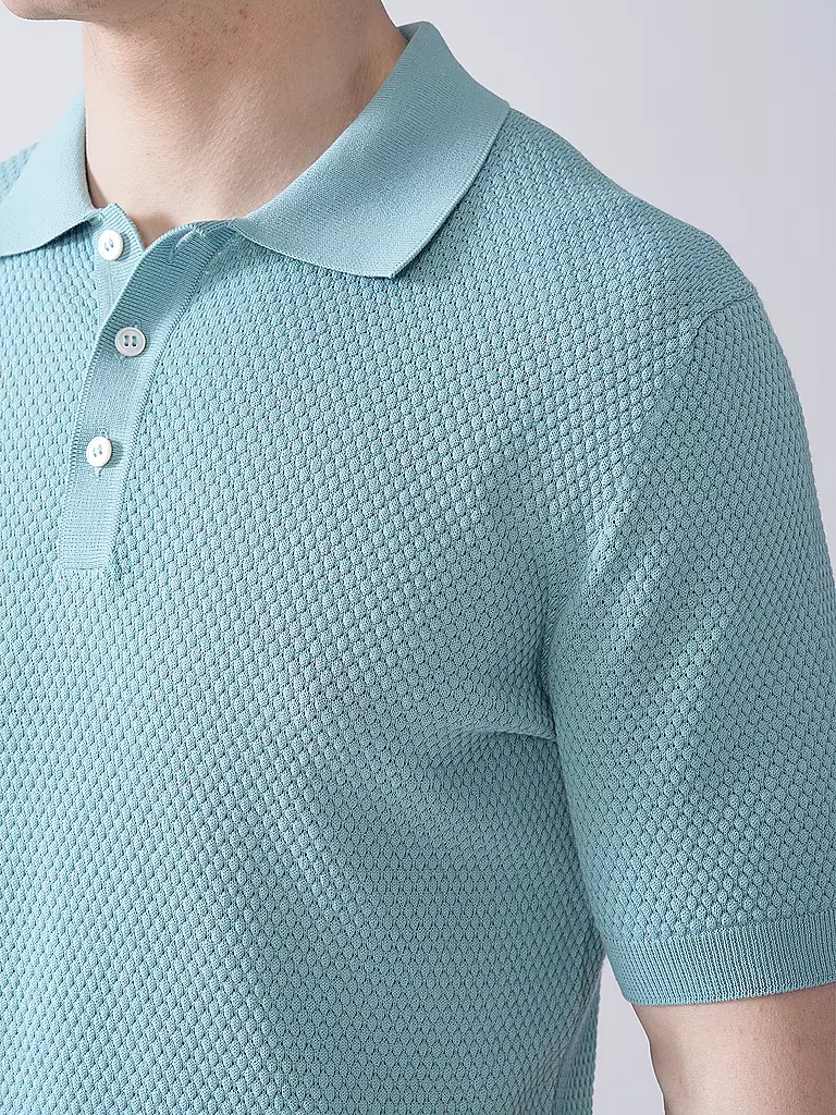 GRAN SASSO | Poloshirt | hellblau