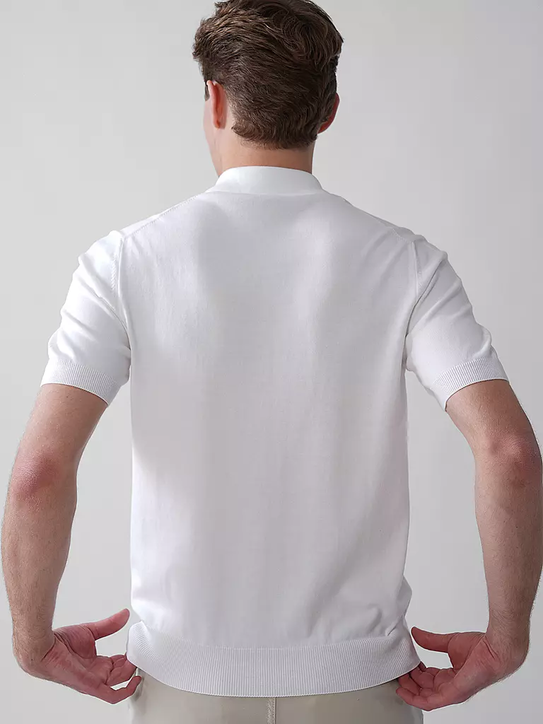 GRAN SASSO | Poloshirt | weiss